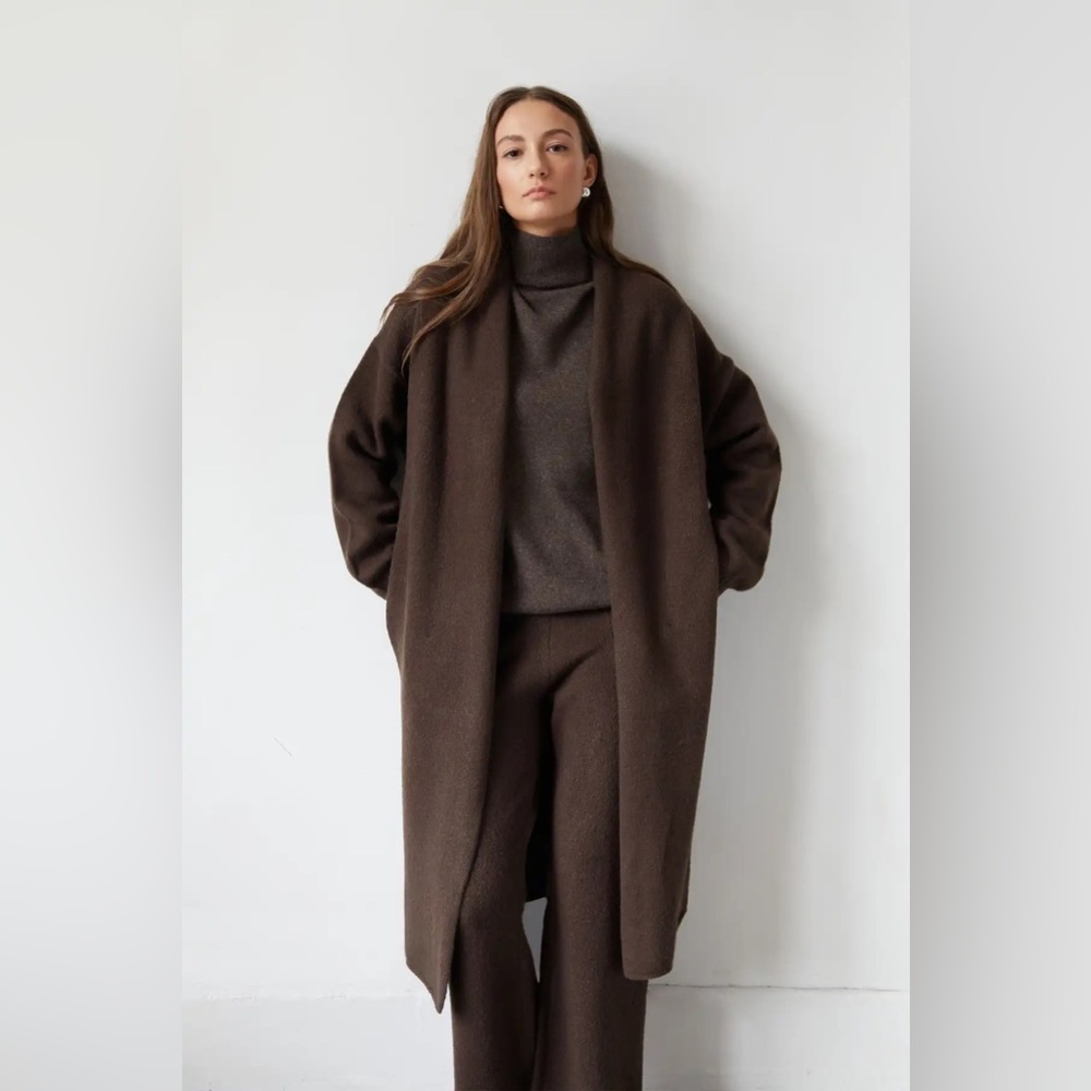 Cozy Long Open Front Cardigan